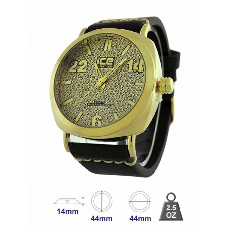 Glimmer Luxe Bling Watch front view highlighting its sparkling features and elegant design.